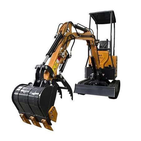 AGT 13.5 HP B&S 1 ton Mini Small Excavator, With Hydraulic Thumb and Swing Boom ,Gasoline For Sale | AGT-DM12-C