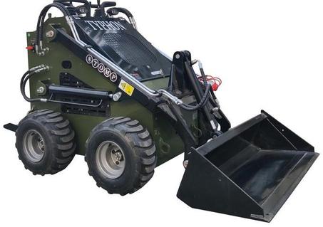 Skid Steer Loader Wheeled 22.1 HP Honda EPA Gasoline Engine for Gardens, Farming