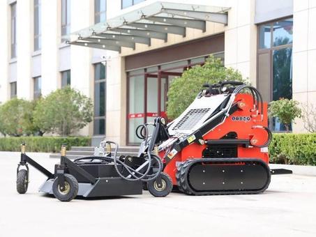 Skid Steer Loader Lawn Mower Attachment USA