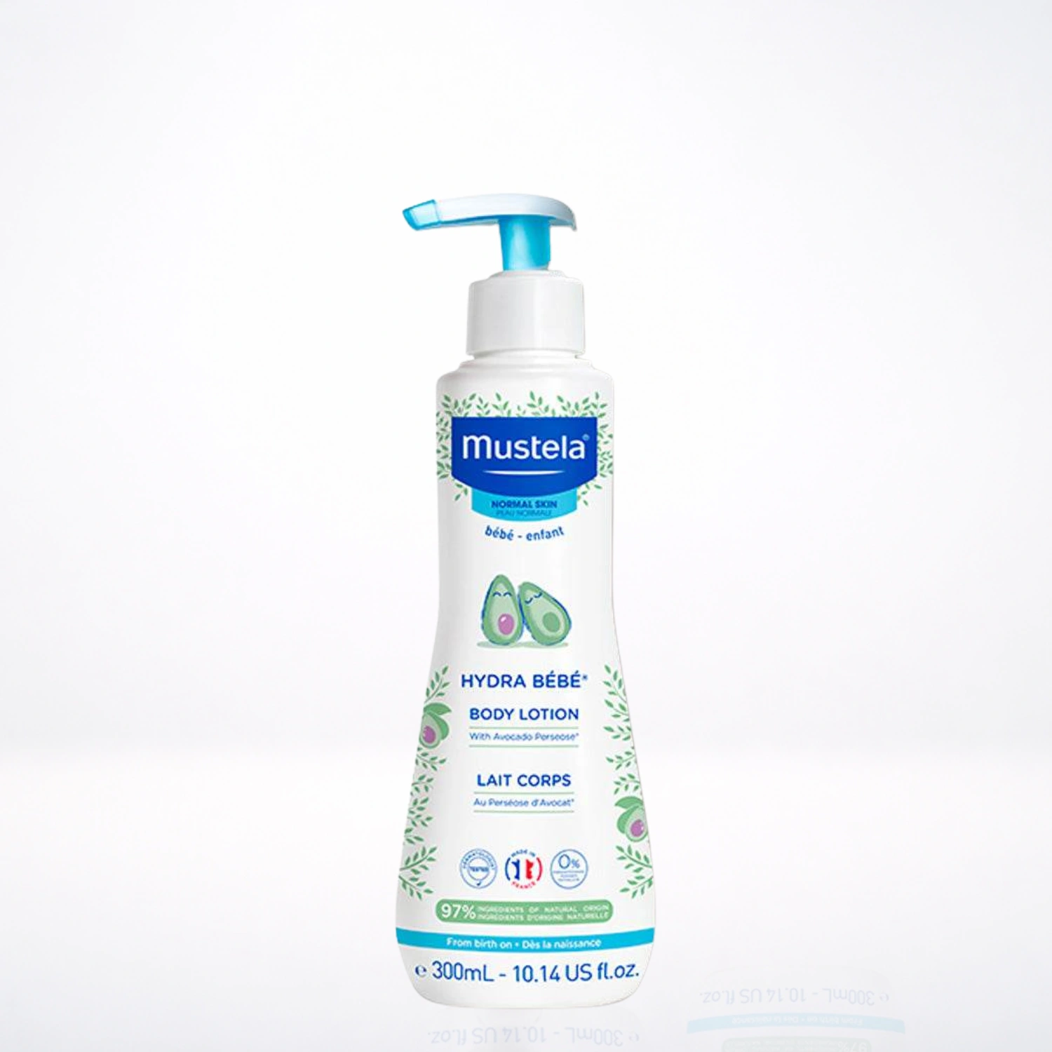 Mustela Lait corps Hydra Bébé à l'avocat BIO 300ml