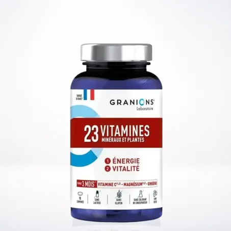 GRANIONS 23 Vitamines Minéraux et Plantes | 90 comprimés