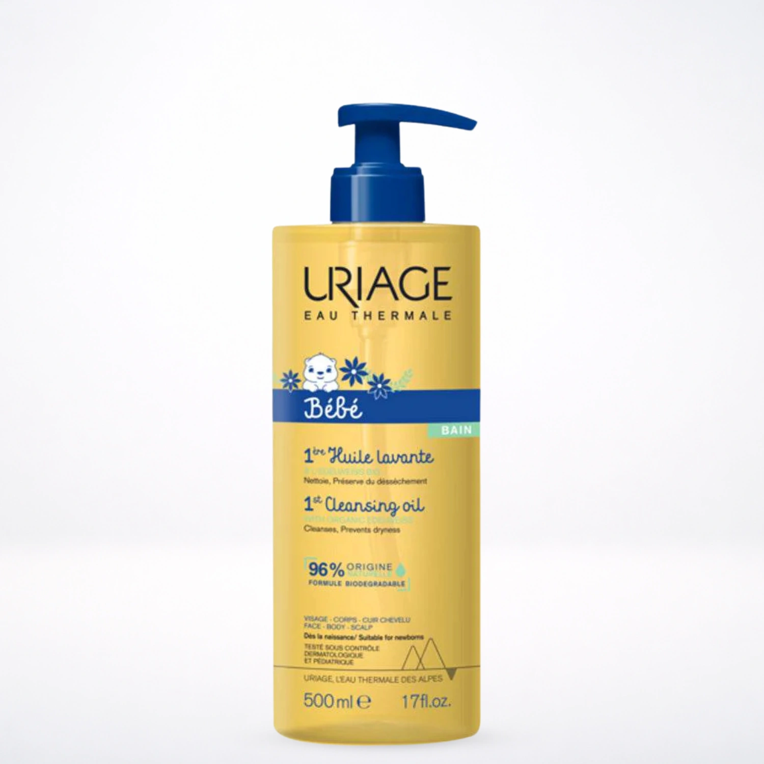 URIAGE BÉBÉ 1ere huile lavante | 500 ml
