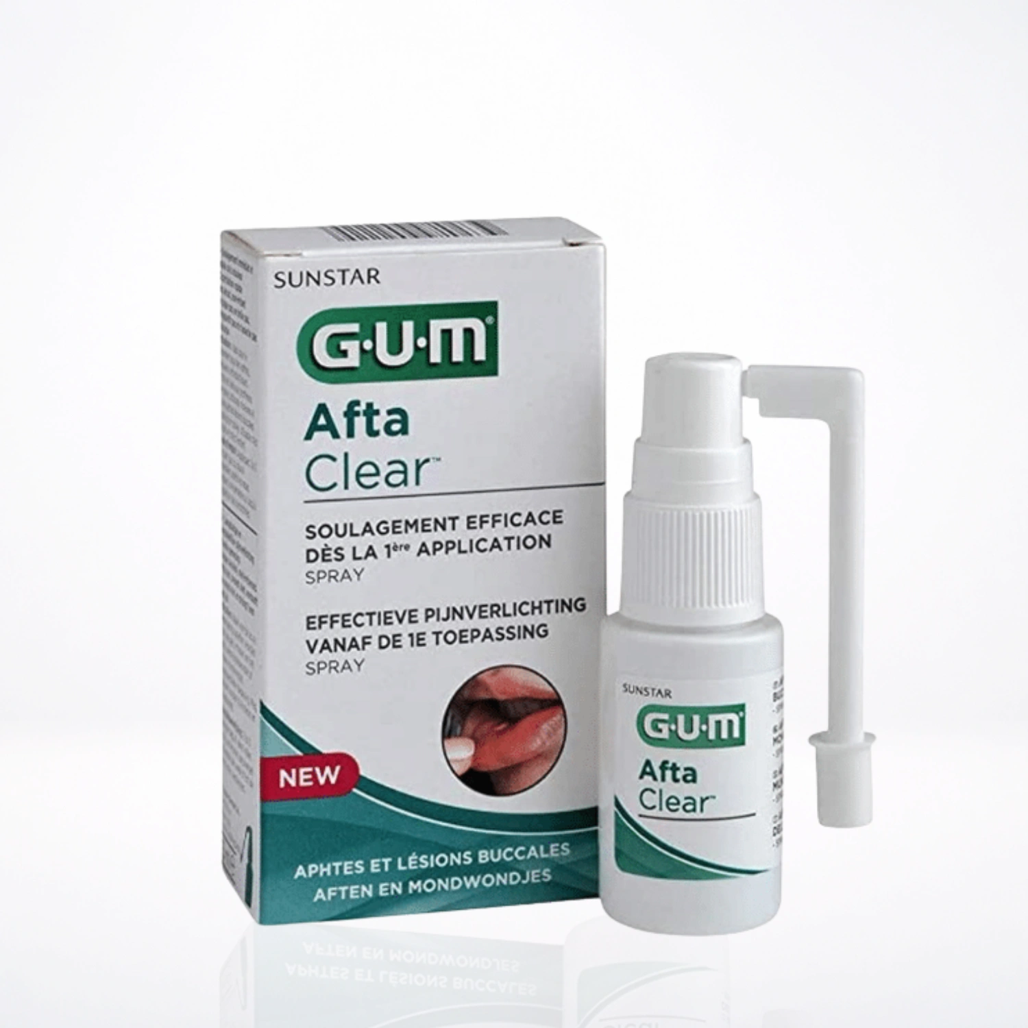 GUM Afta Clear Pain Relieving Oral Gel – alcohol free 10 ml