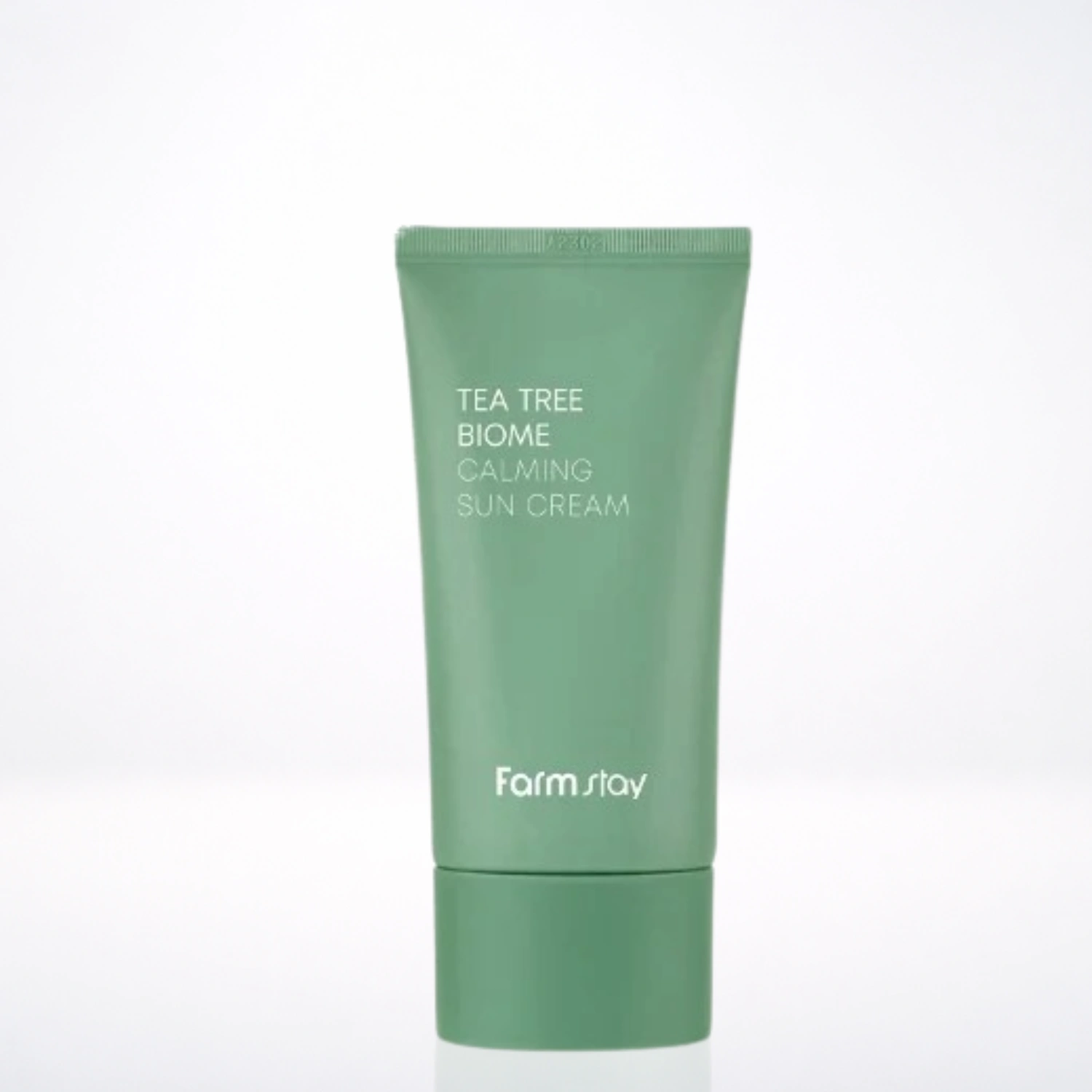 FARMSTAY Tea Tree Biome Calming Sun Cream SPF50+ PA++++ 50g Apaisant Peaux Sensibles