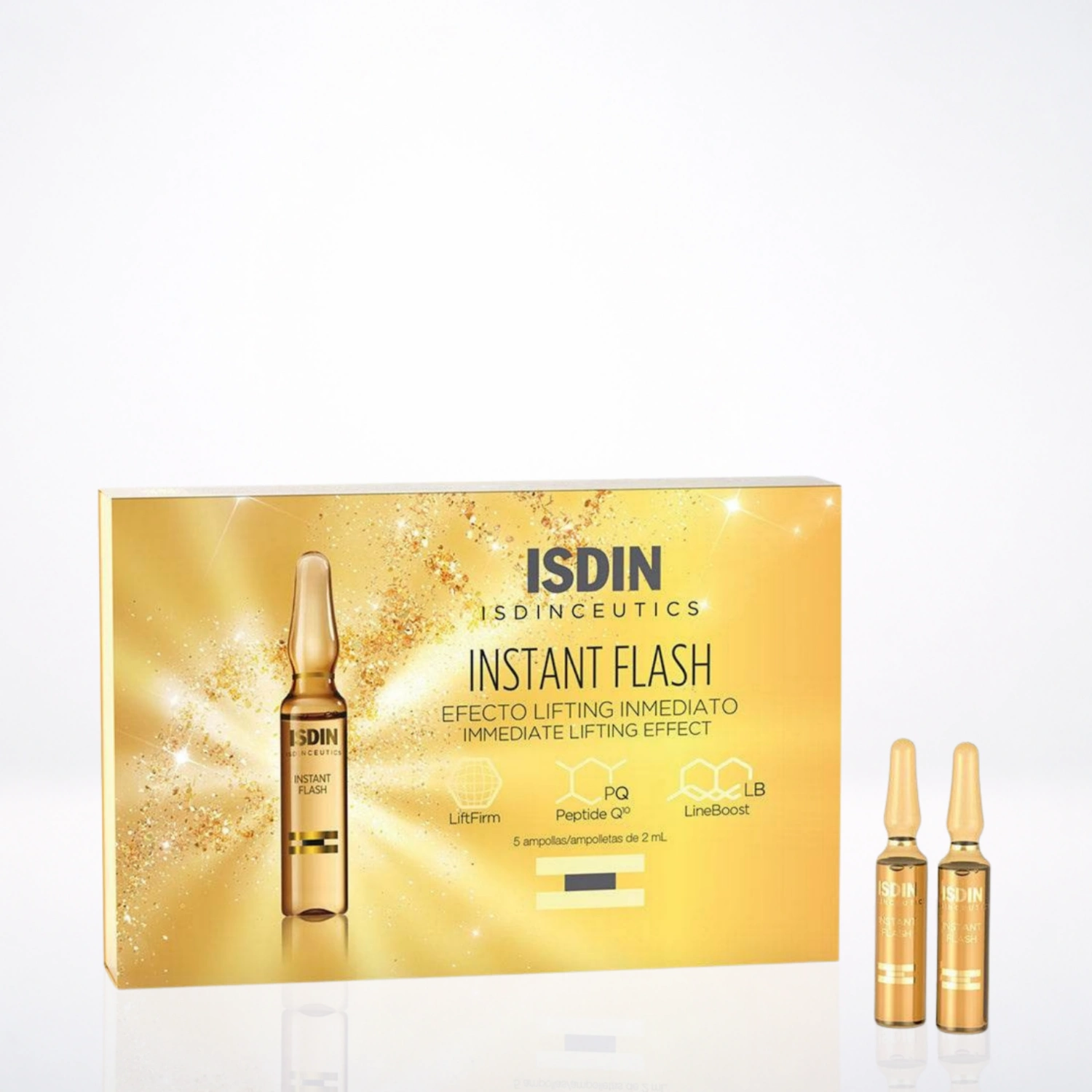 ISDIN Isdinceutics Instant Flash 5 Ampoules x 2ml Lifting Anti-Rides