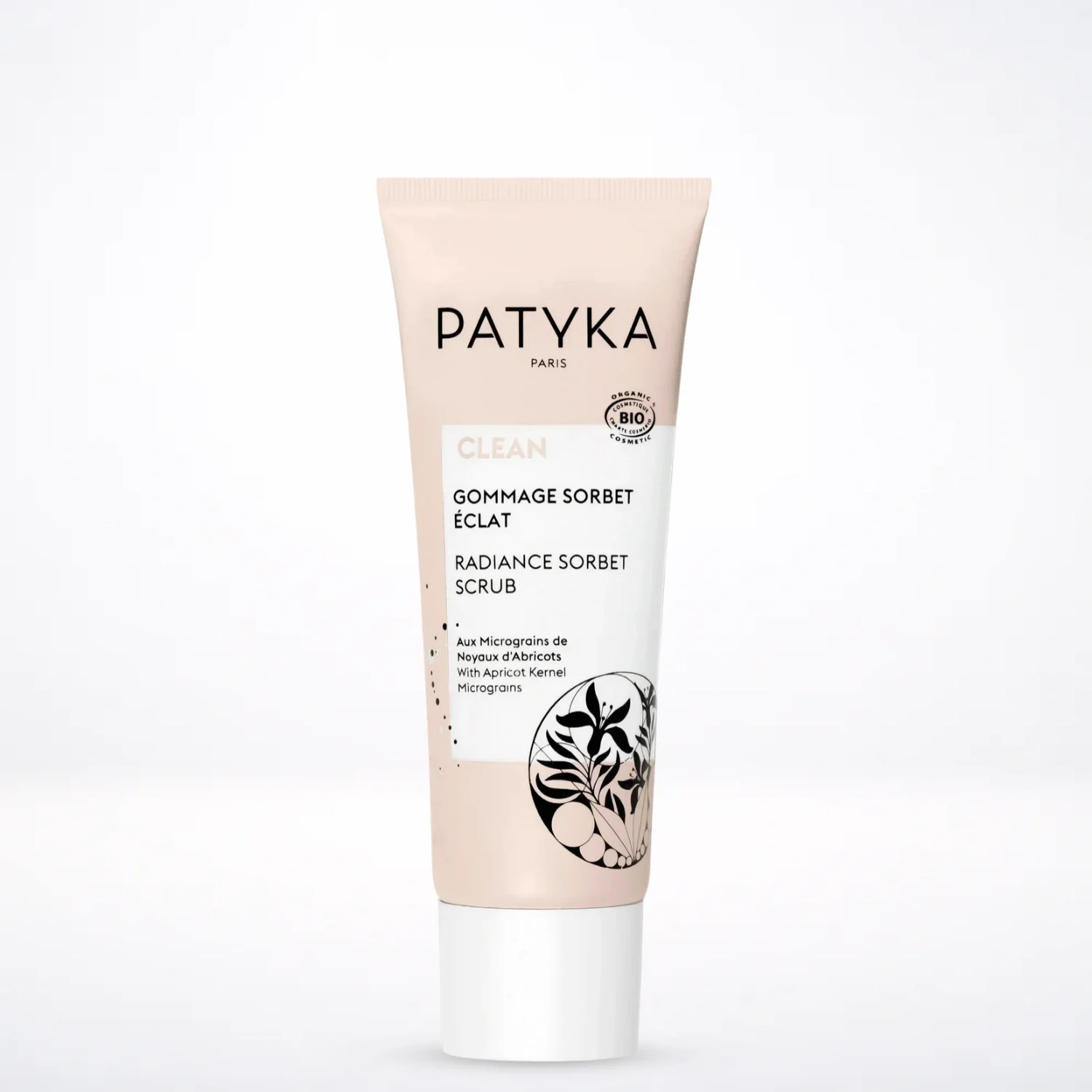 PATYKA Gommage Sorbet Éclat 50ml Abricot Algue Rouge Framboise Bio Visage