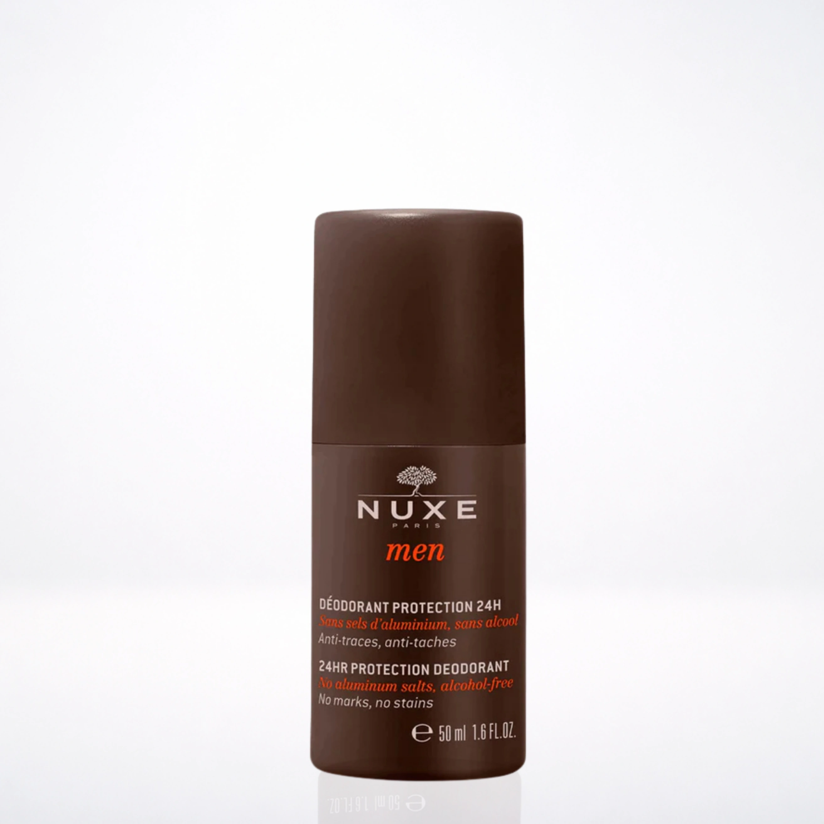 Nuxe Men Déodorant Protection 24h 50ml - Déodorant Homme Anti-Traces Anti-Taches