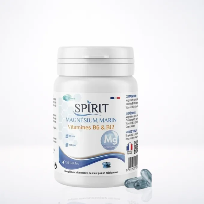 Spirit Magnesium Marin Vitamine B6 & B12 30gelules