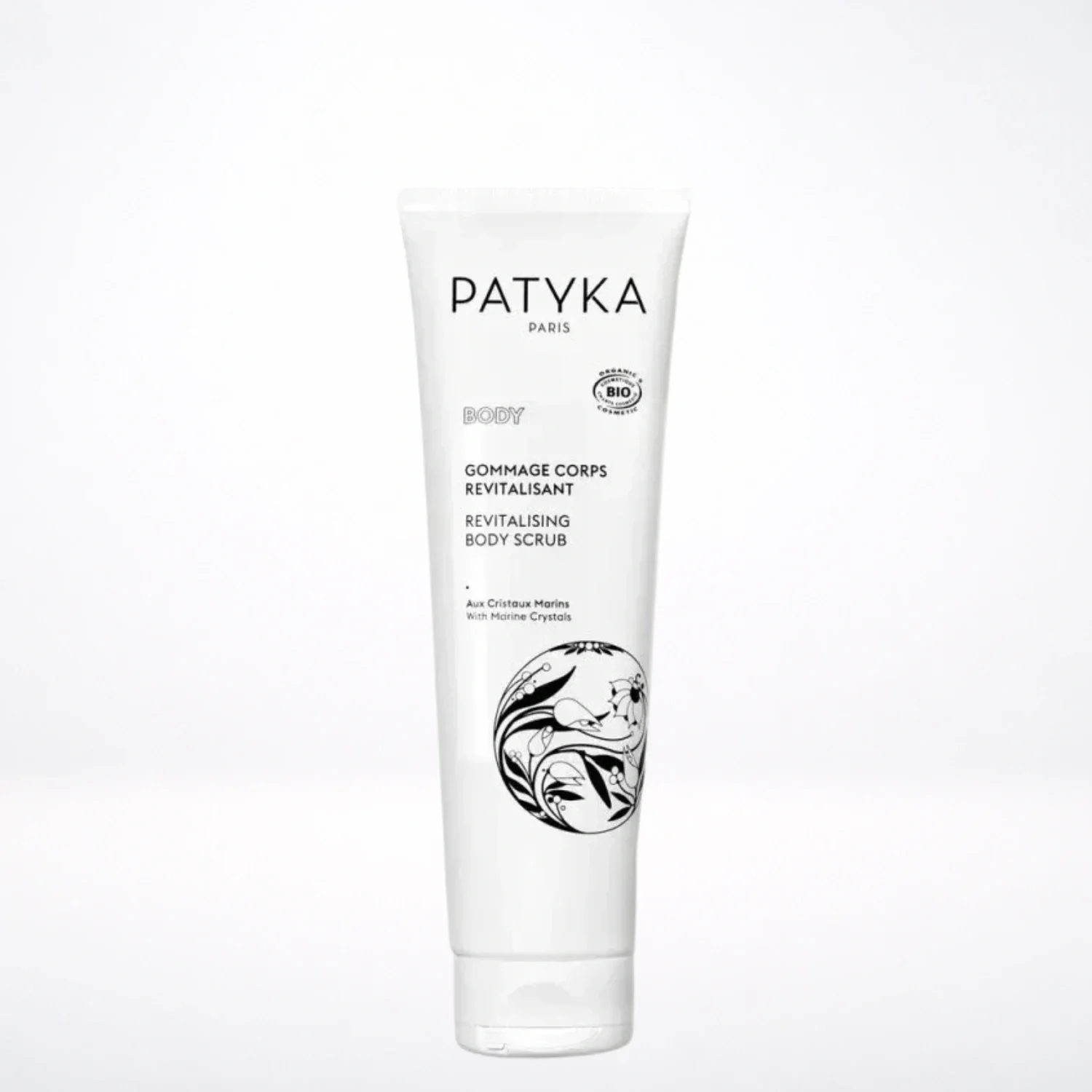 PATYKA Gommage Corps Revitalisant 150ml Cristaux Marins Aloe Vera Pavot Bio