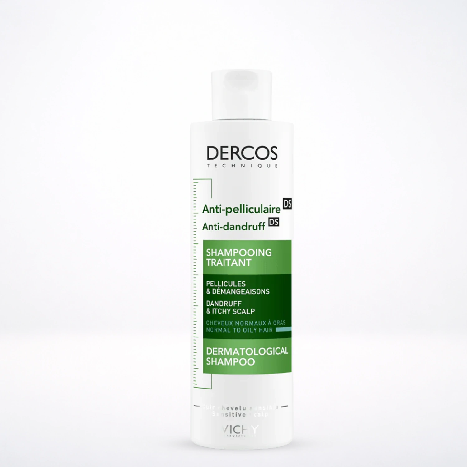 Vichy Dercos Shampoing Traitant Anti-Pelliculaire Cheveux Gras| 200 ml