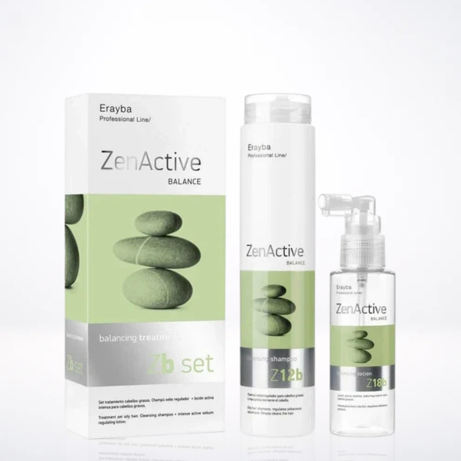 ERAYBA Zen Active ZB Set Balancing Treatment - Traitement Équilibrant Cheveux Gras 250ml