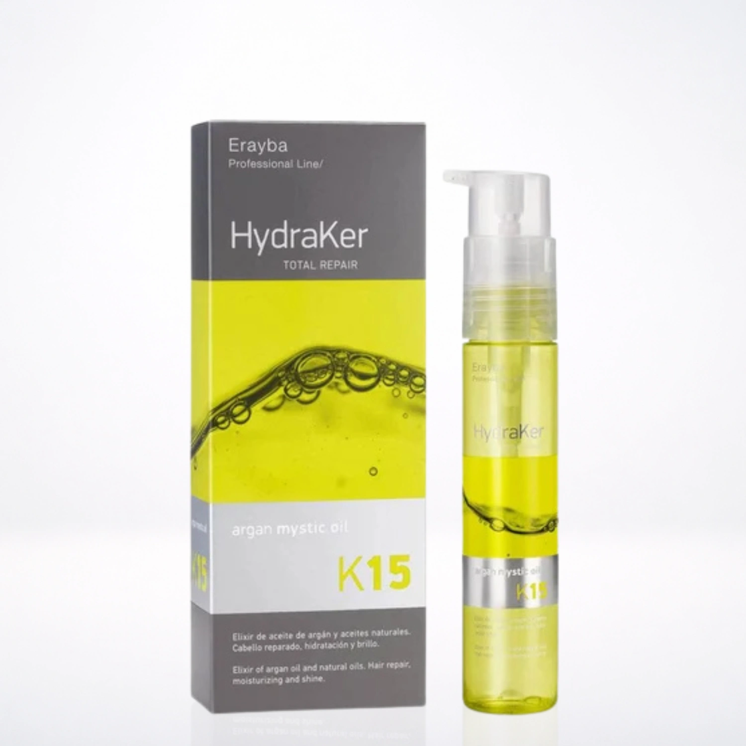 ERAYBA Hydraker K15 Argan Mystic Oil - Élixir Huile d'Argan Réparateur 50ml
