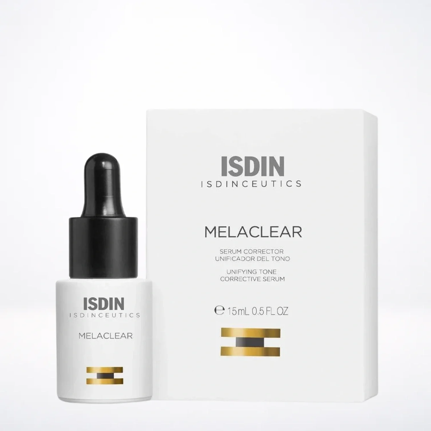 ISDIN Isdinceutics Melaclear 15ml Sérum Illuminateur Unifiant Anti-Taches Teint Lumineux Éclat