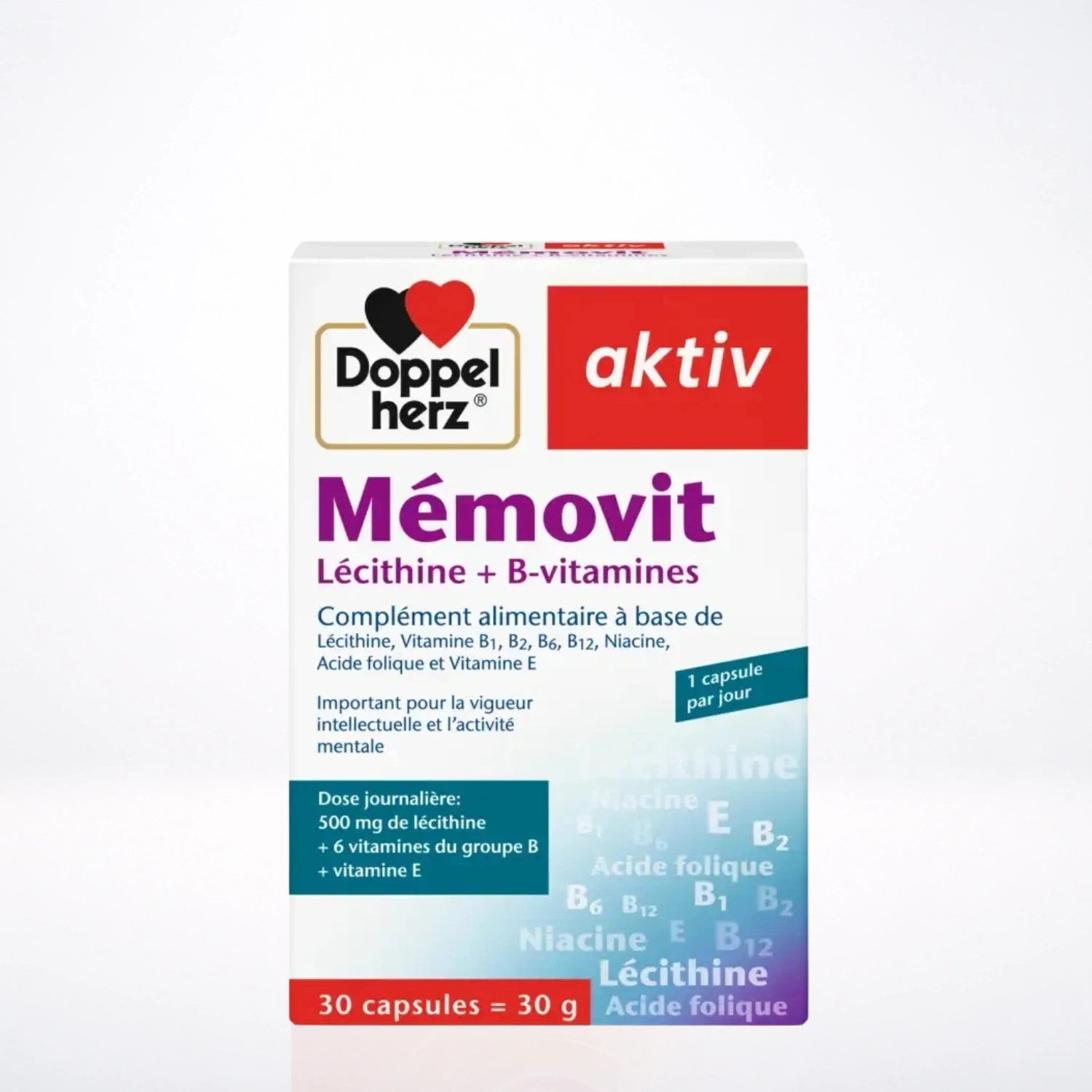 DOPPEL HERZ AKTIV MEMOVIT B30 CAPSULES