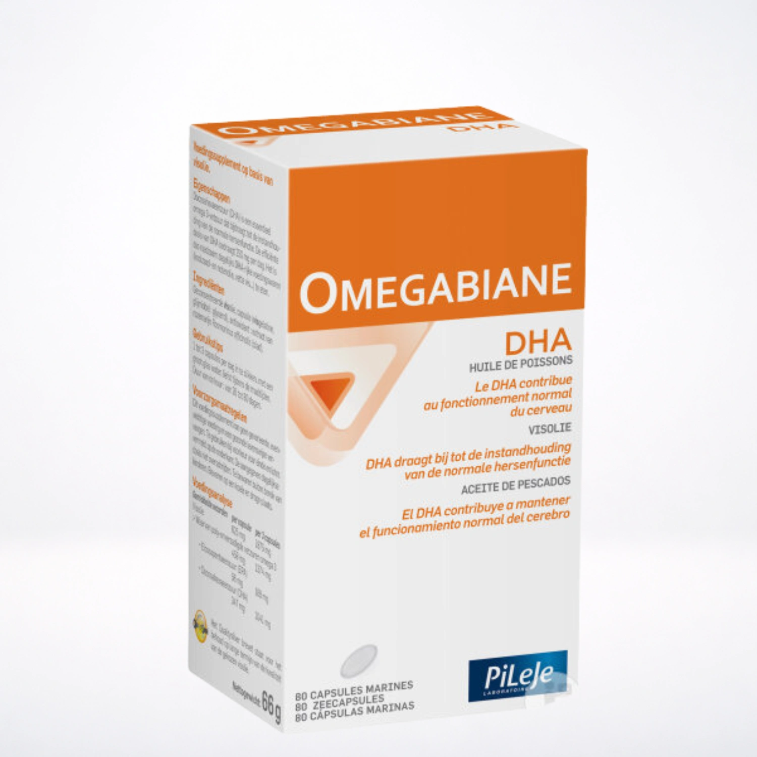 PILEJE OMEGABIANE DHA 80 CAPSULES MARINES