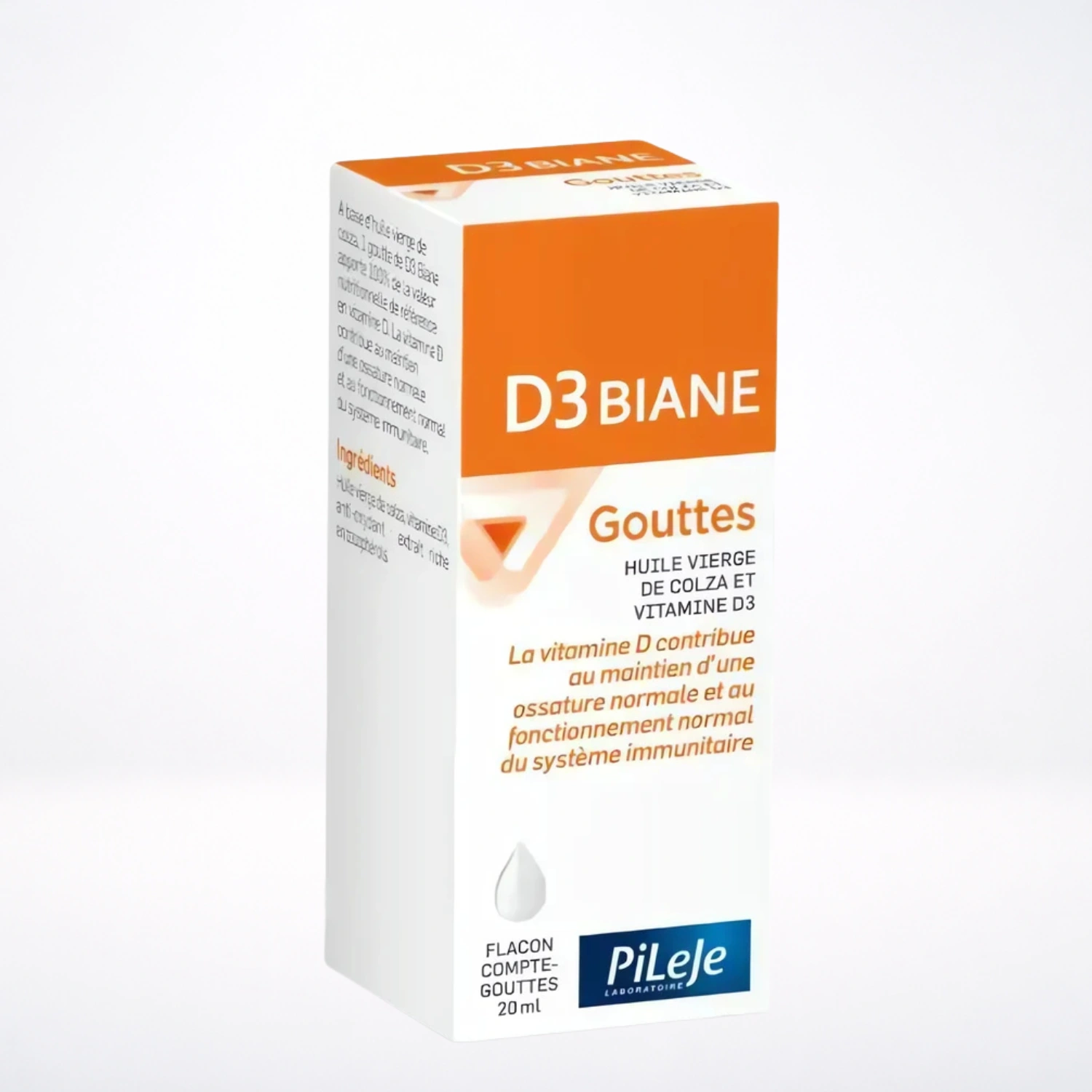 PILEJE D3 BIANE Gouttes 20 Ml