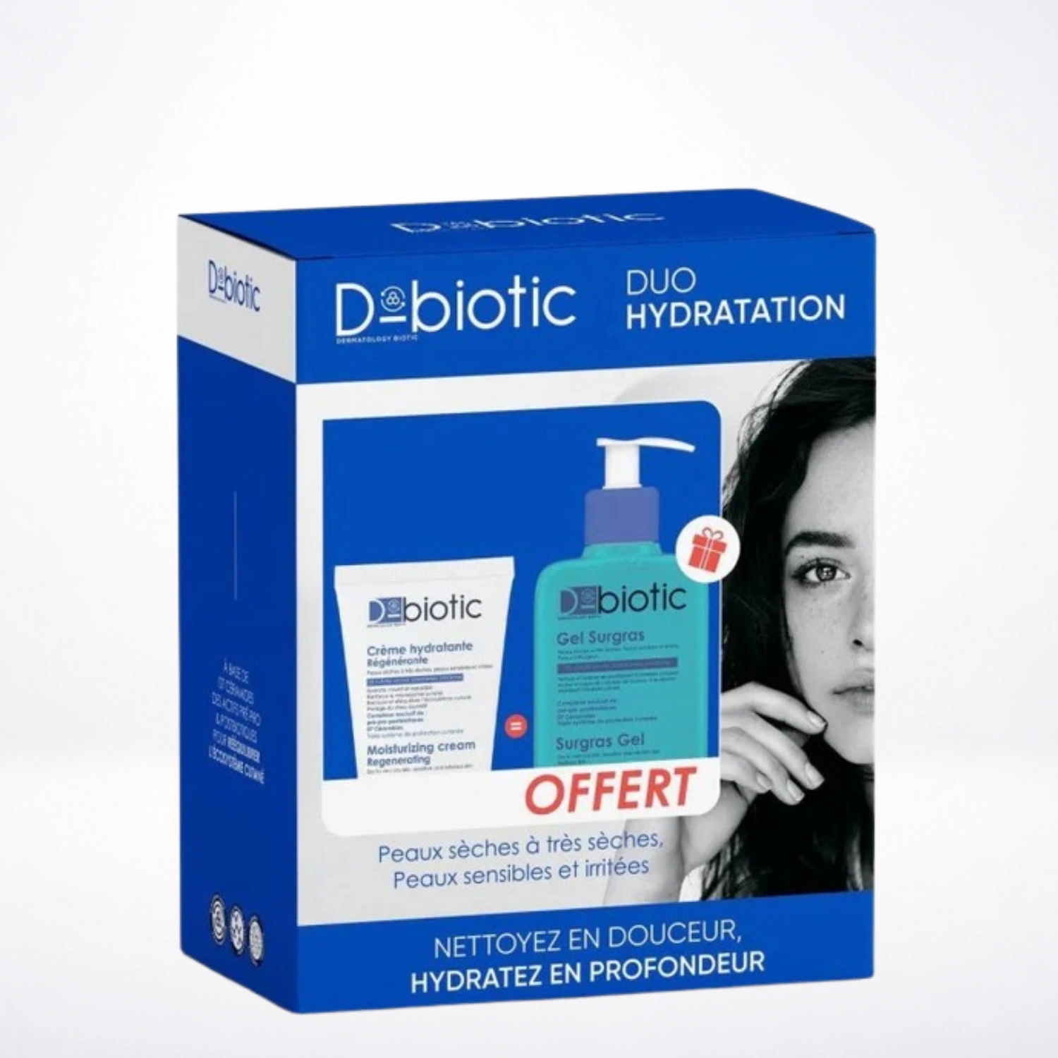 D-Biotic Crème Hydratante 75ml = Gel Surgras 240ml Coffret