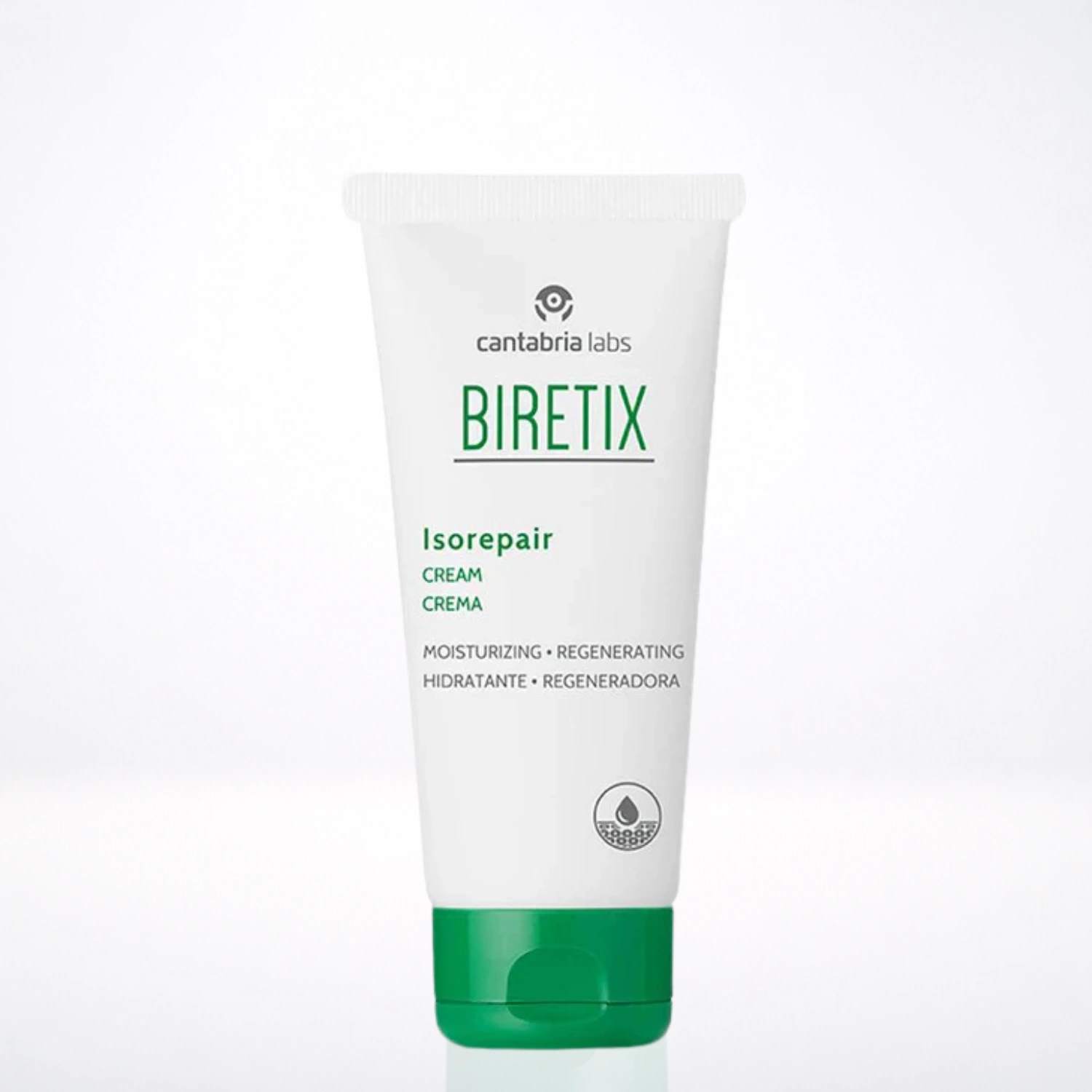 BIRETIX Isorepair Crème Hydratant Réparateur 50ml Peaux Sensibles Post-Traitement Anti-Acné
