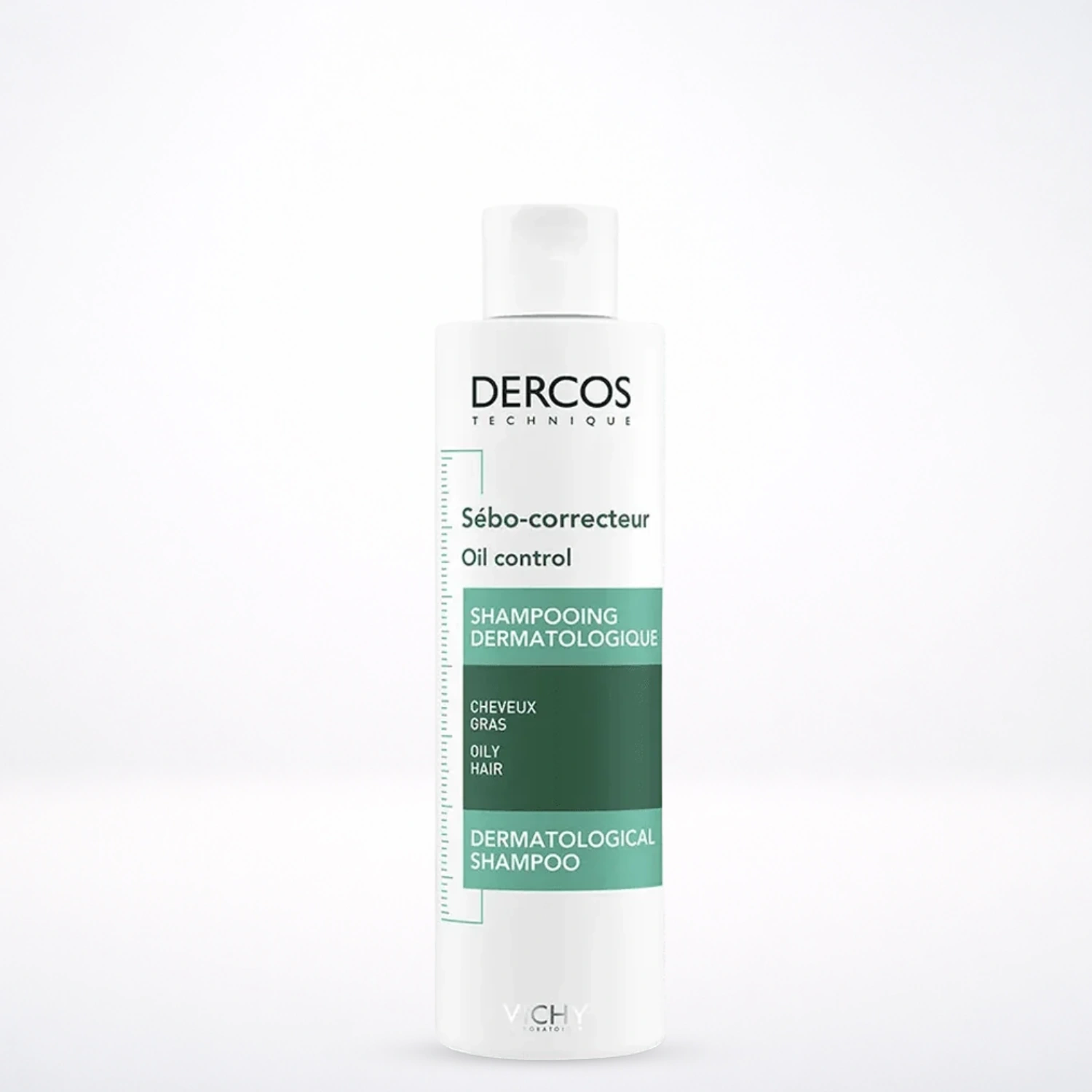 VICHY Dercos Technique Shampooing Traitant Sébo-Correcteur Cheveux Gras 200ml