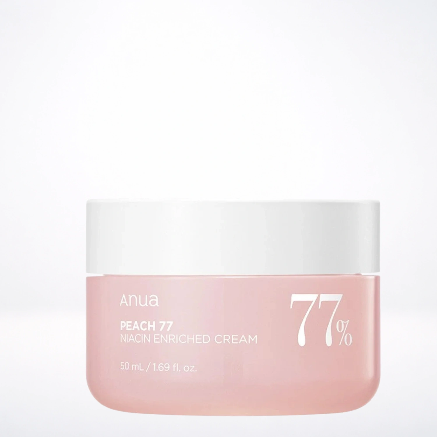 ANUA Peach 77 Niacin Enriched Cream 50ml Crème Hydratante Niacinamide Pêche Éclat