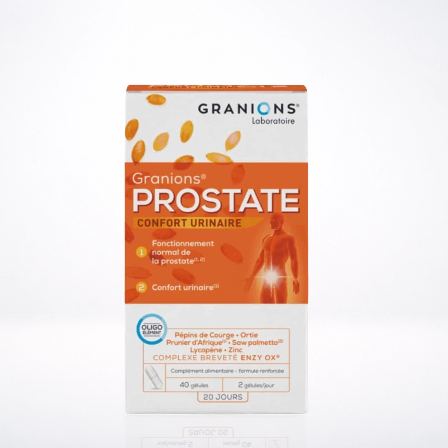 GRANIONS – Prostate Confort Urinaire – 40 Gélules