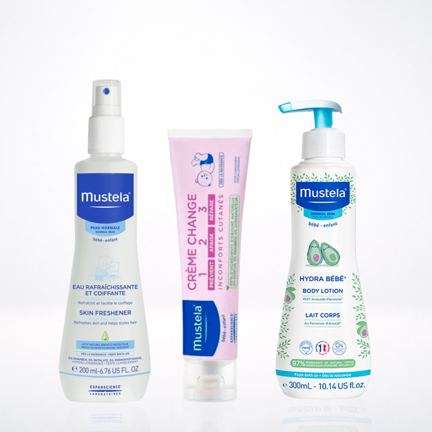 Routine Bébé Mustela BIO - Pack Soin Complet 3 Produits