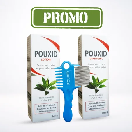 POUXID PACK + PEIGNE OFFERTE