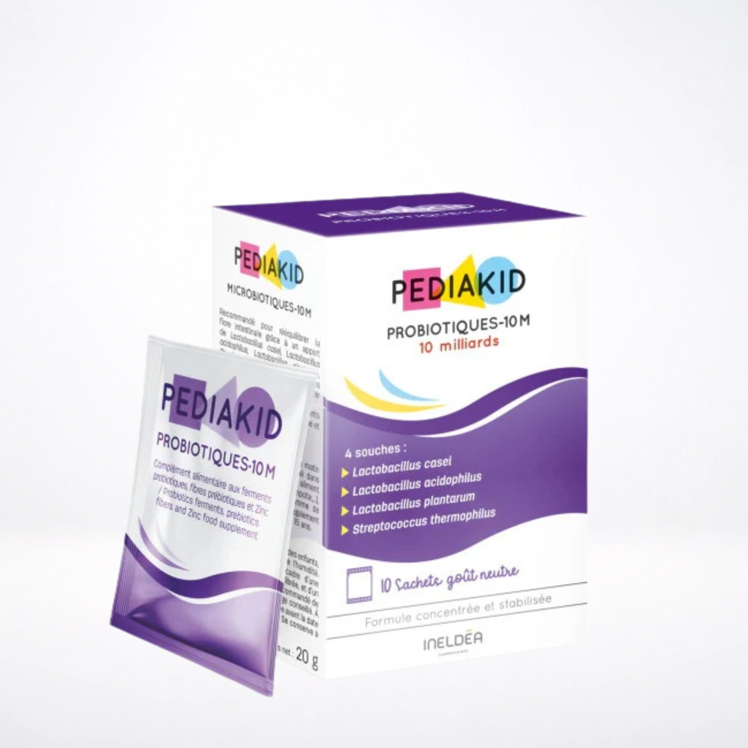 PEDIAKID Probiotiques 10M 10 Sachets Complément Alimentaire Enfants