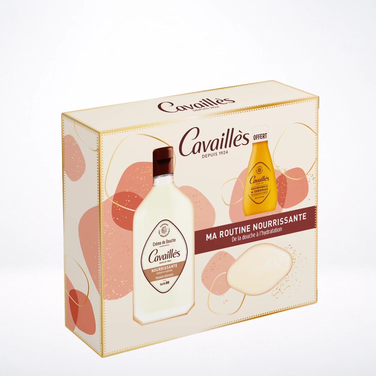 ROGÉ CAVAILLÈS Coffret Ma Routine Nourissante Coffret Cadeau Soin Corps Hydratation