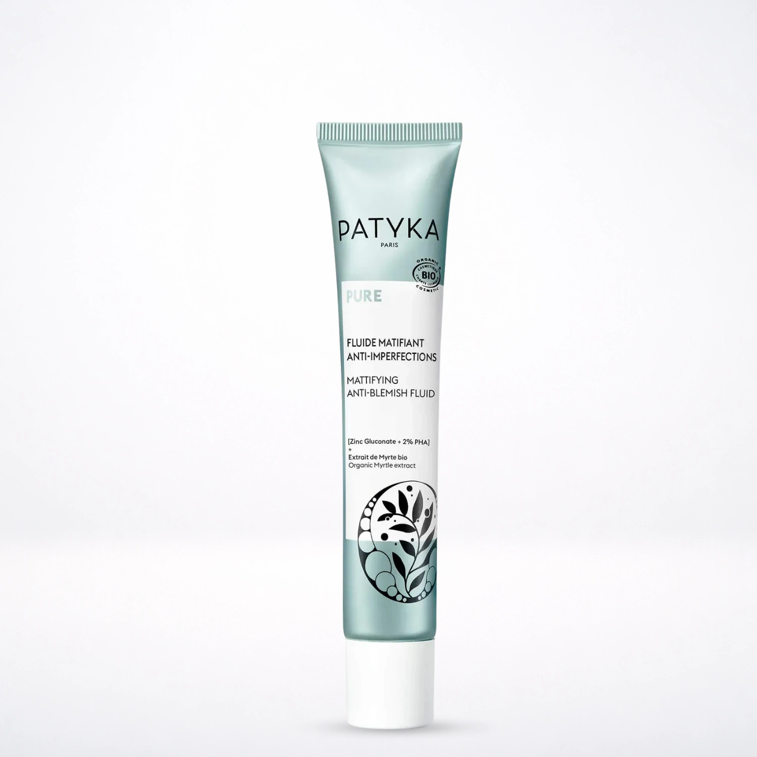 PATYKA Fluide Mat Perfecteur 40ml Sébo-Régulateur Bardane Bio Peaux Mixtes