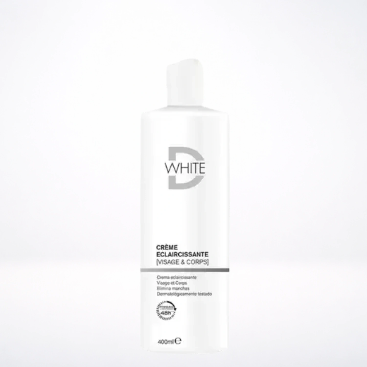 DWHITE crème éclaircissante Visage & Corps | 400 ml