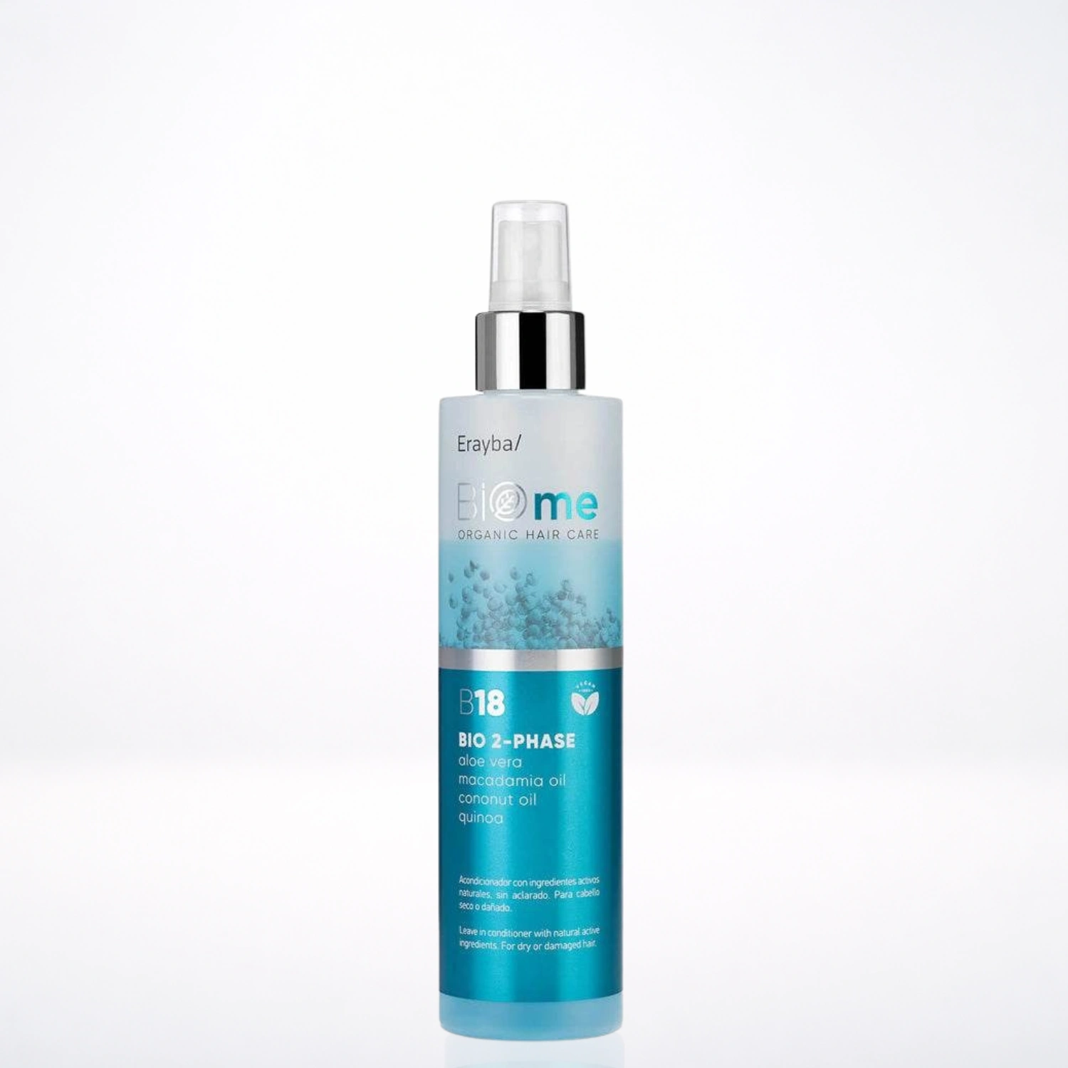 ERAYBA Biome B18 Bio 2-Phase - Soin Bi-Phasé Naturel Sans Rinçage 200ml