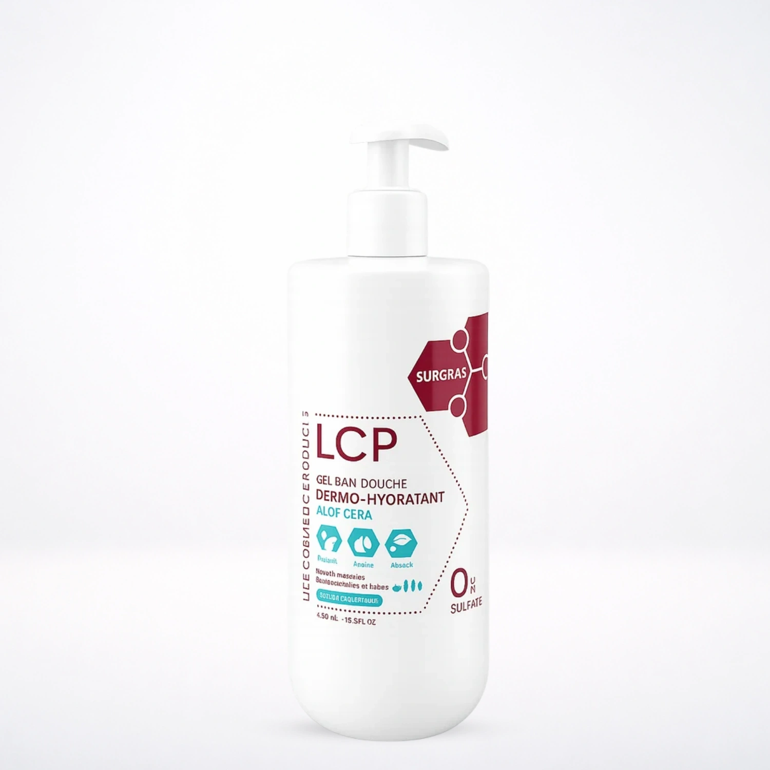 LCP Gel Douche Aloe Vera Peaux Sensibles 400ml
