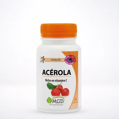 MGD Acérola Fruits Rouges boite 30 comprimés