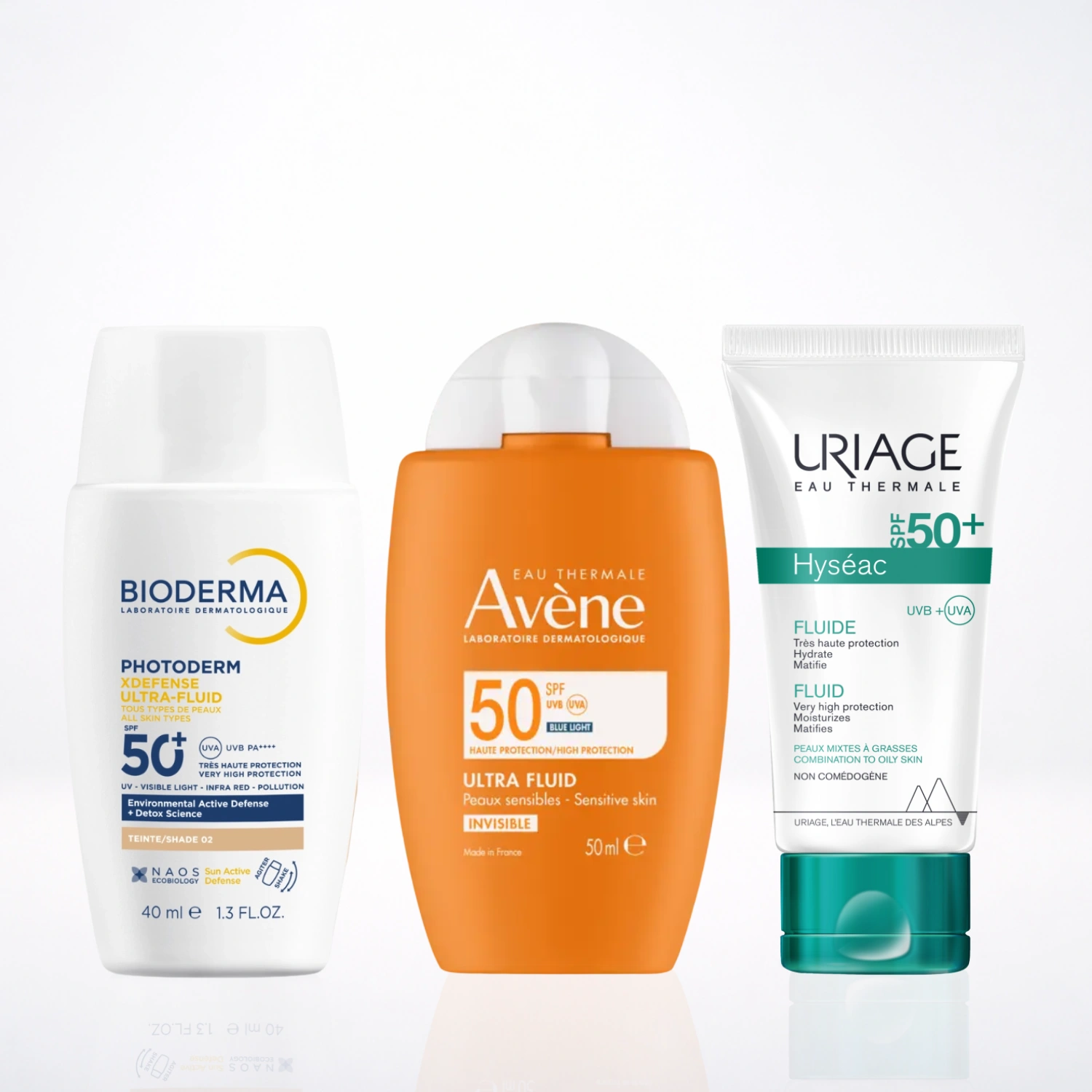 Protection Solaire Multi-Marques SPF50+ Pack Visage Corps Famille Haute Protection UVA/UVB Anti-Âge Hydratant
