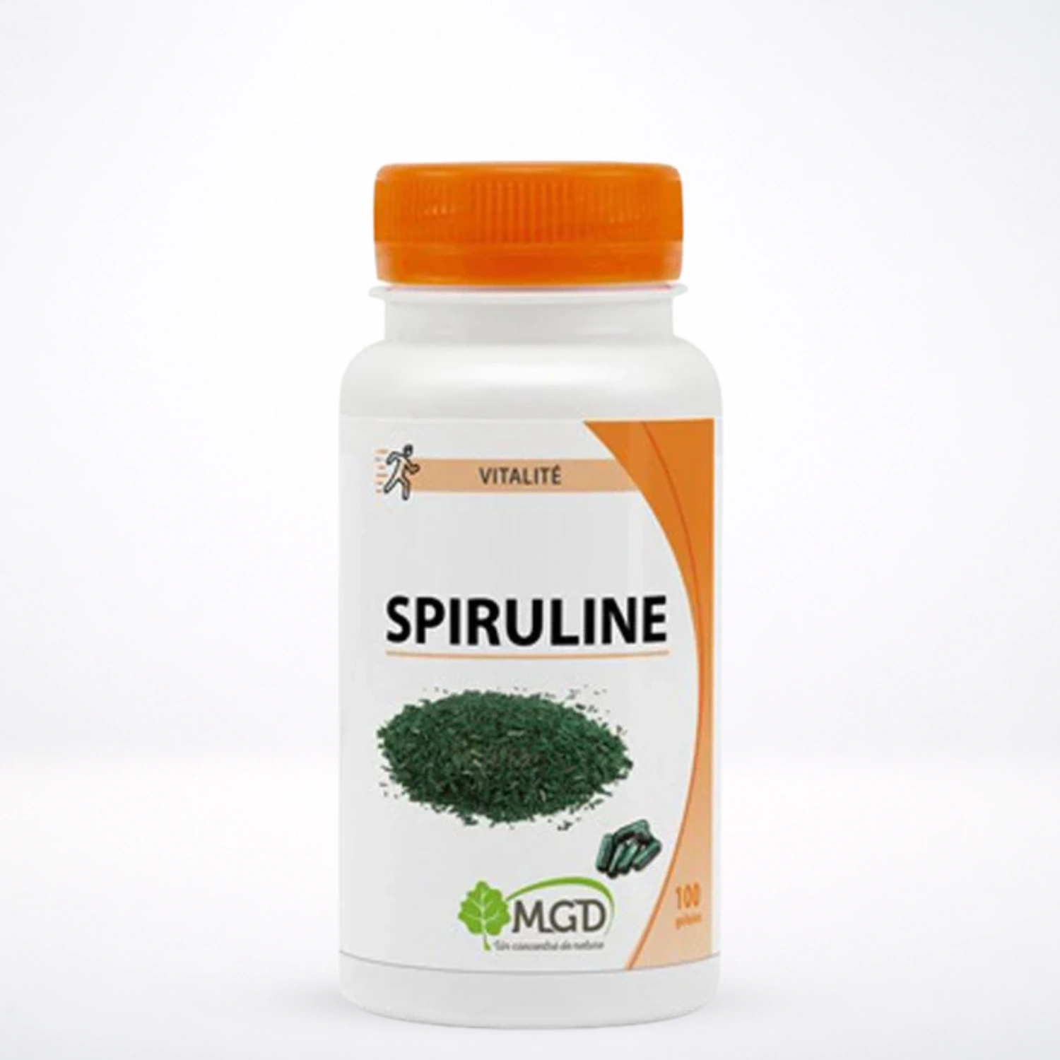 Mgd Nature Spiruline 100 Comprimés
