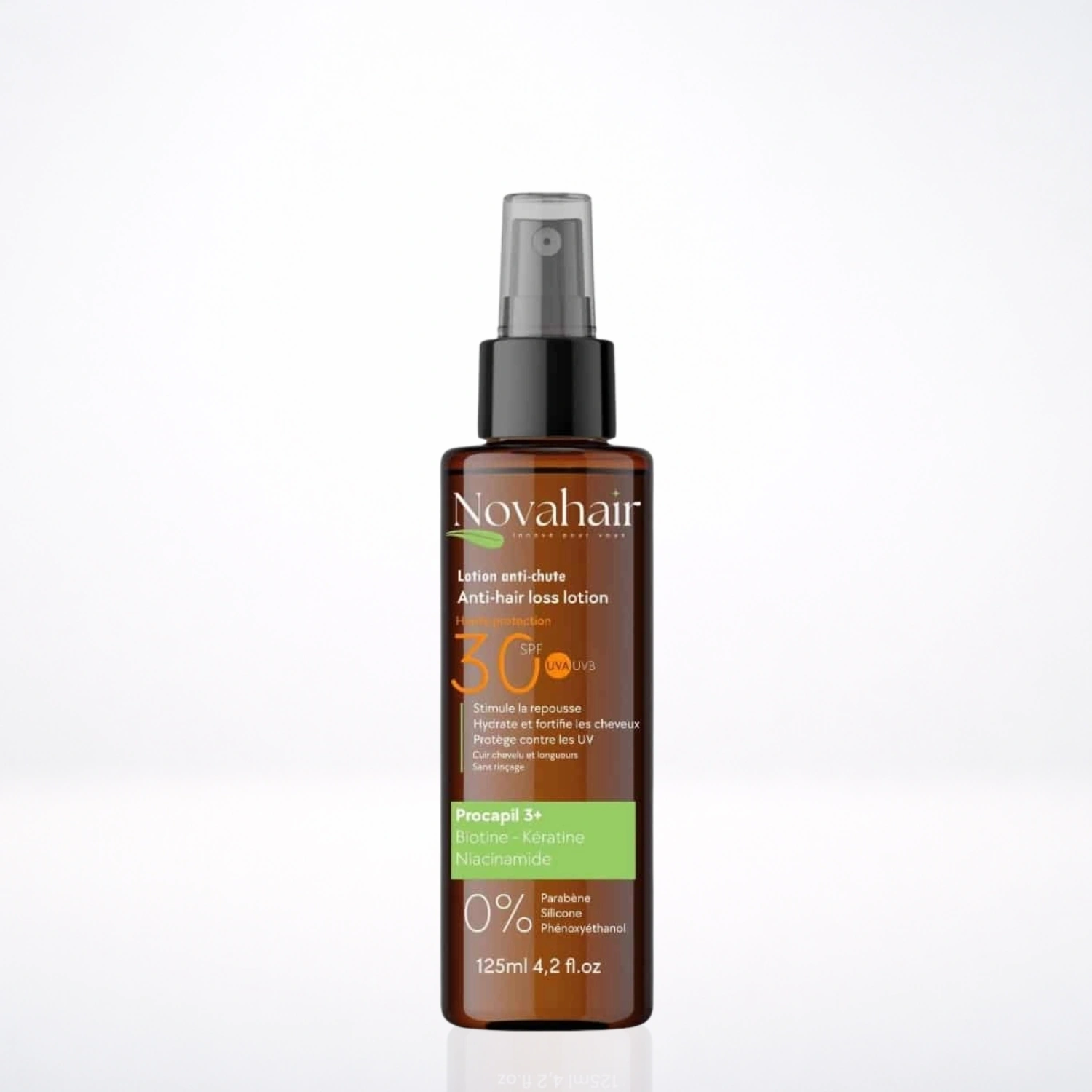 Novahair Lotion Capillaire Anti Chute SPF30 125ml