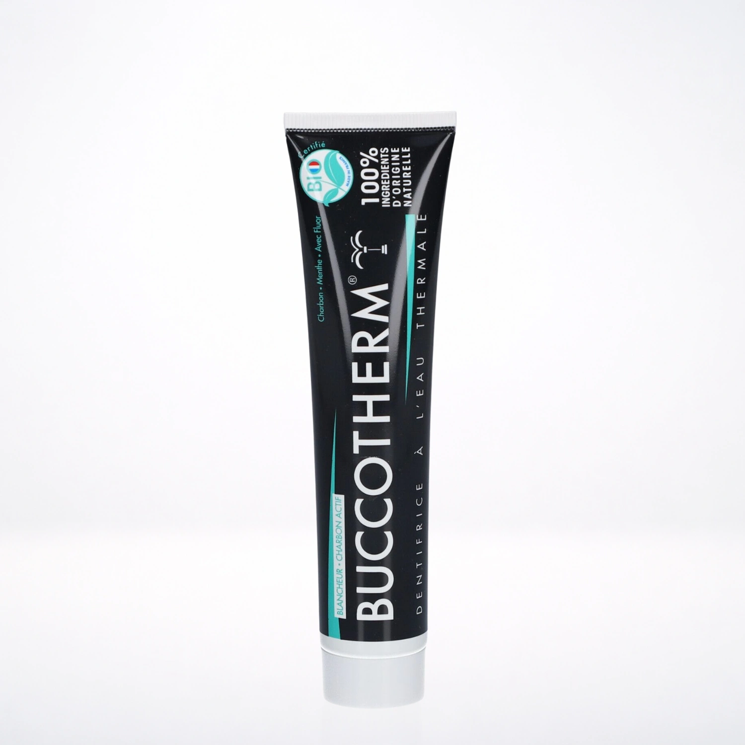 Buccotherm Dentifrice Blancheur au Charbon Actif BIO 75ml