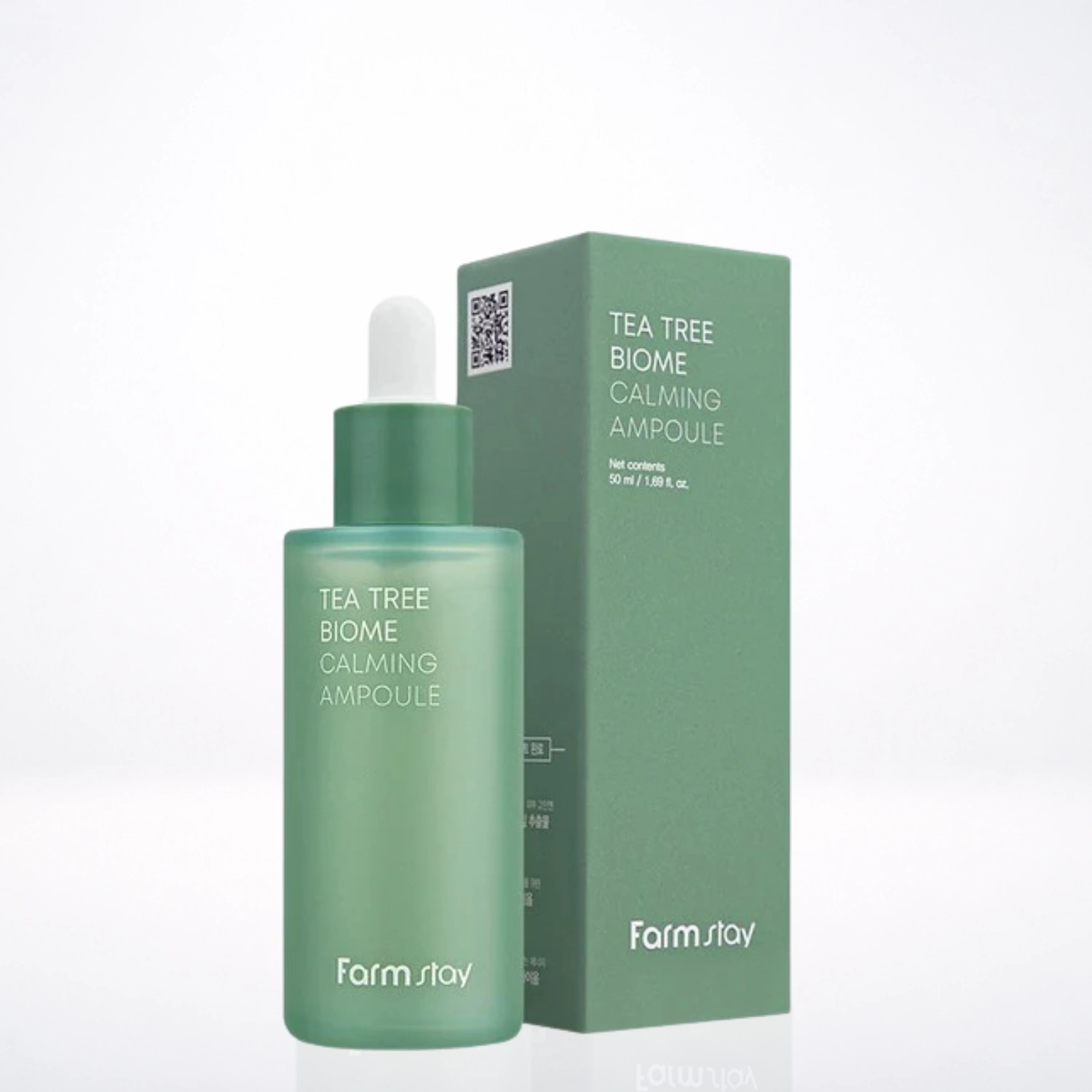FARMSTAY Tea Tree Biome Calming Serum 50ml Sérum Apaisant Peaux Sensibles Acné