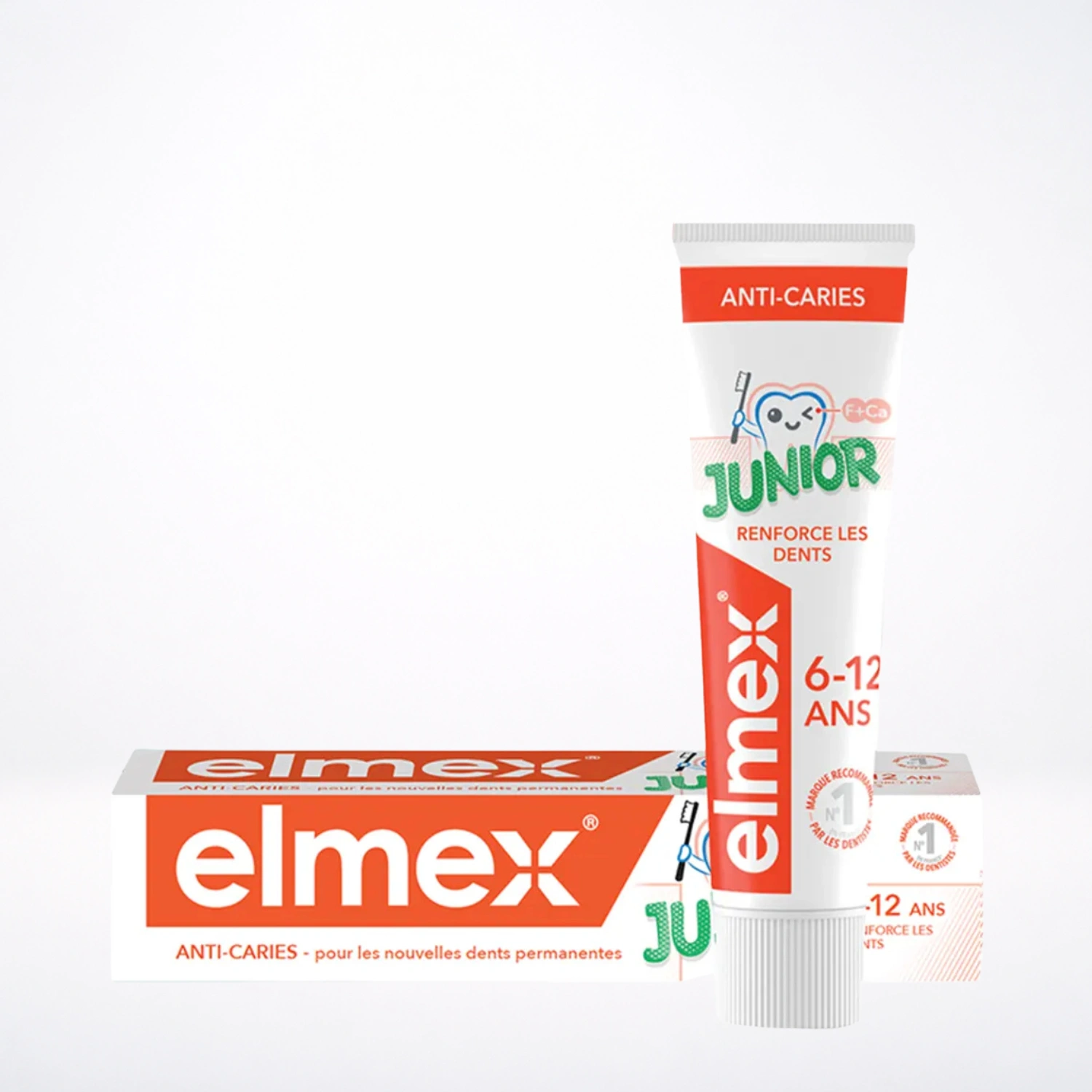 Elmex Dentifrice Junior 6–12 Ans – 75ml
