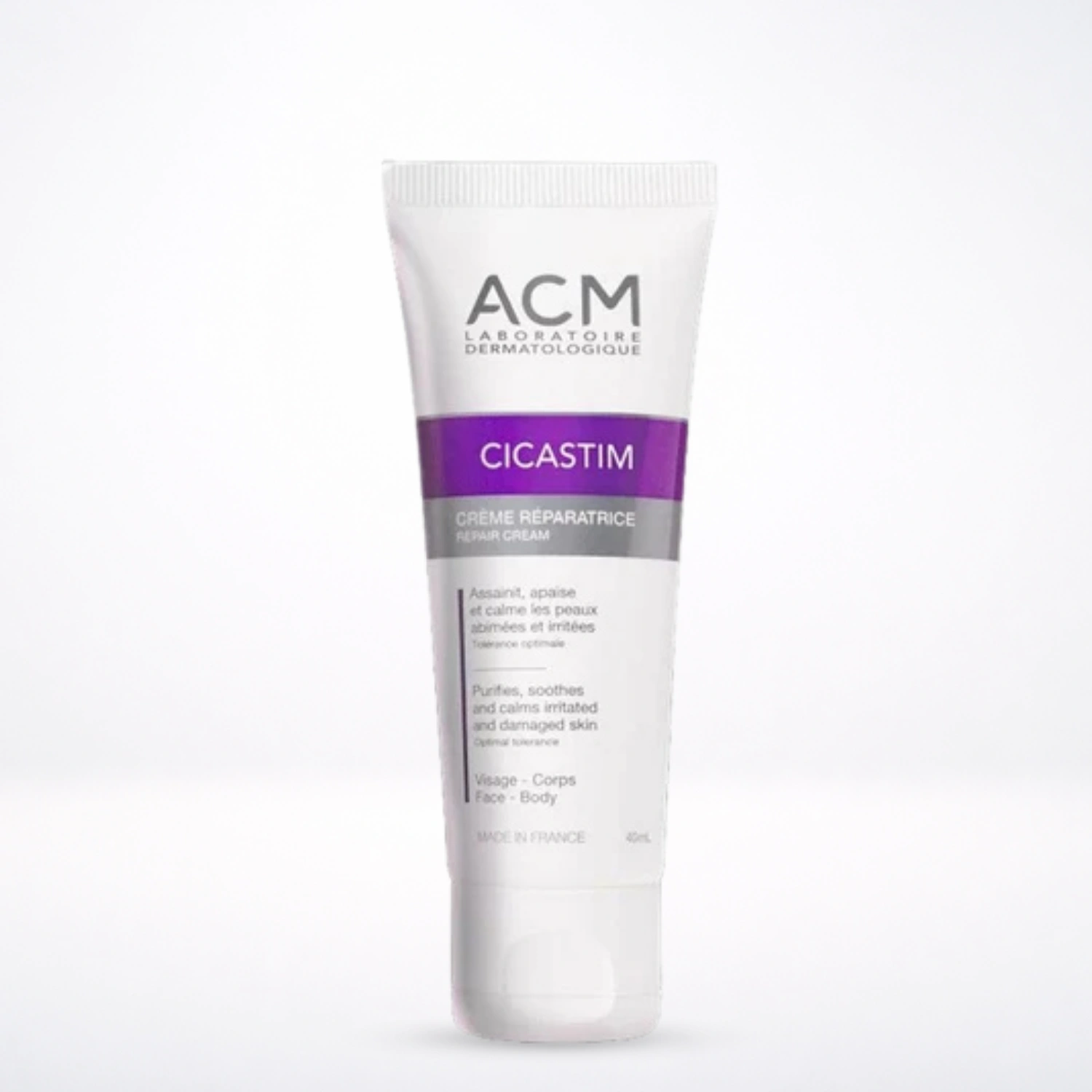 ACM Cicastim Crème Réparatrice 20ml Cicatrisation Apaisante Peaux Abîmées