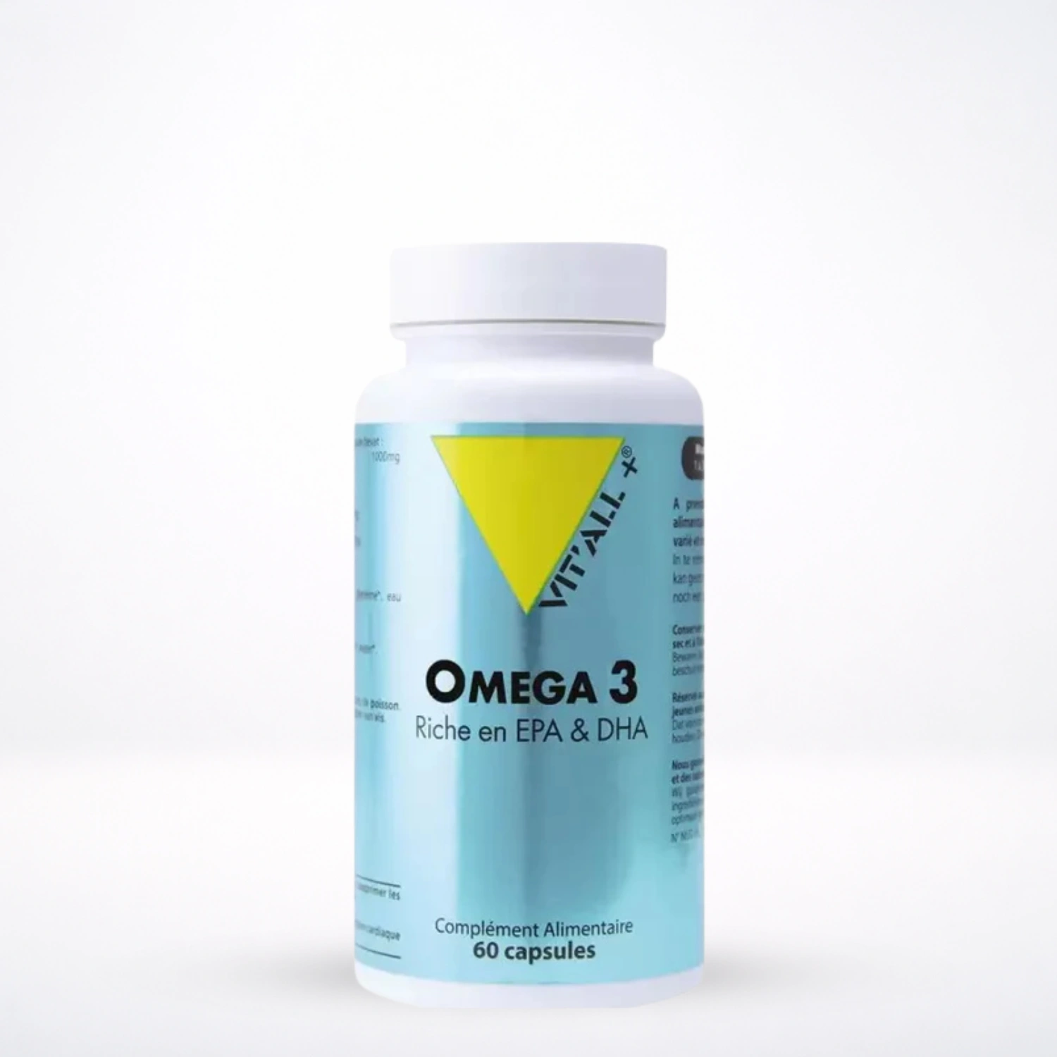 VITALL+ Oméga 3 1000mg Boite 60 Capsules