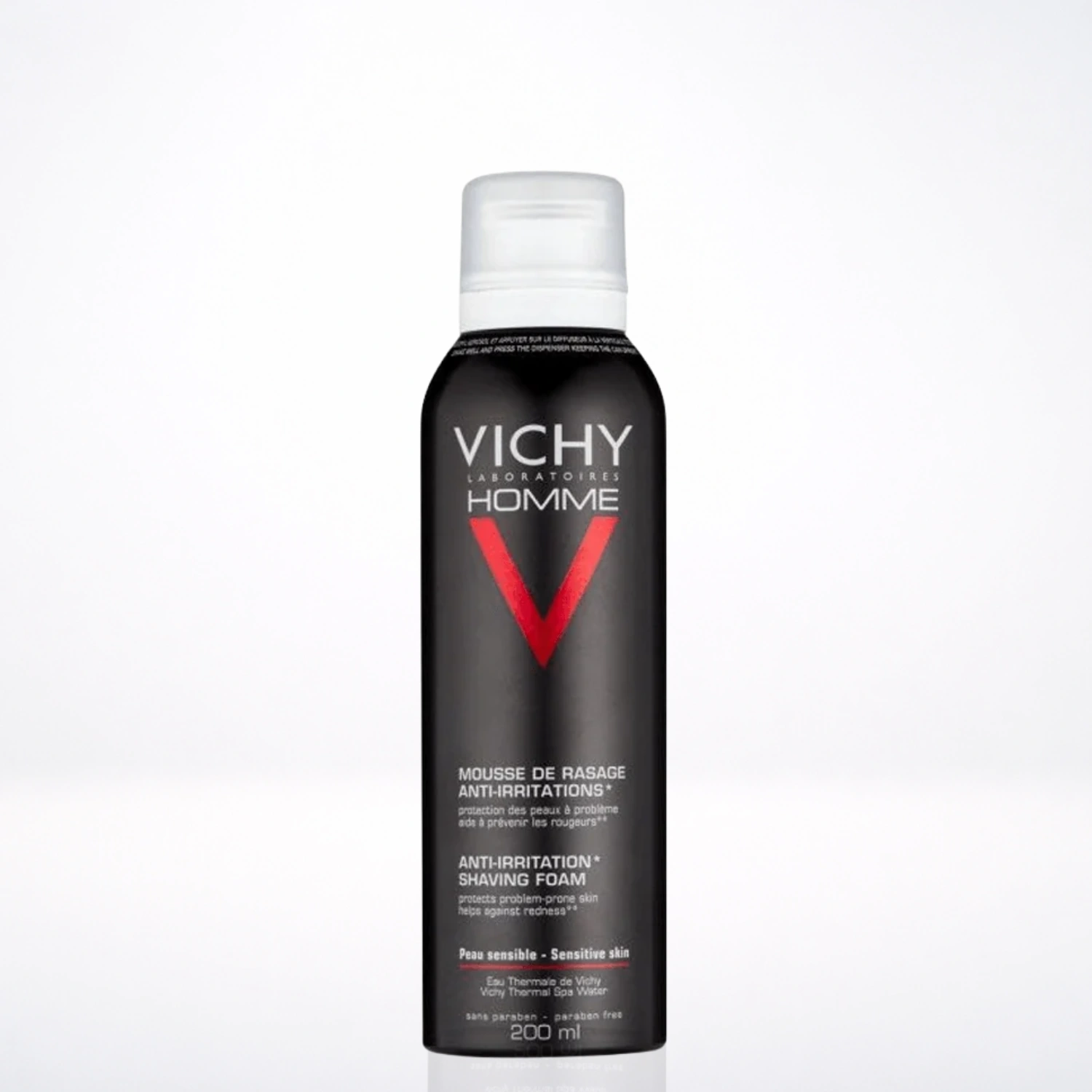 VICHY Homme Mousse À Raser Anti-Irritations Peaux Sensibles 200ml
