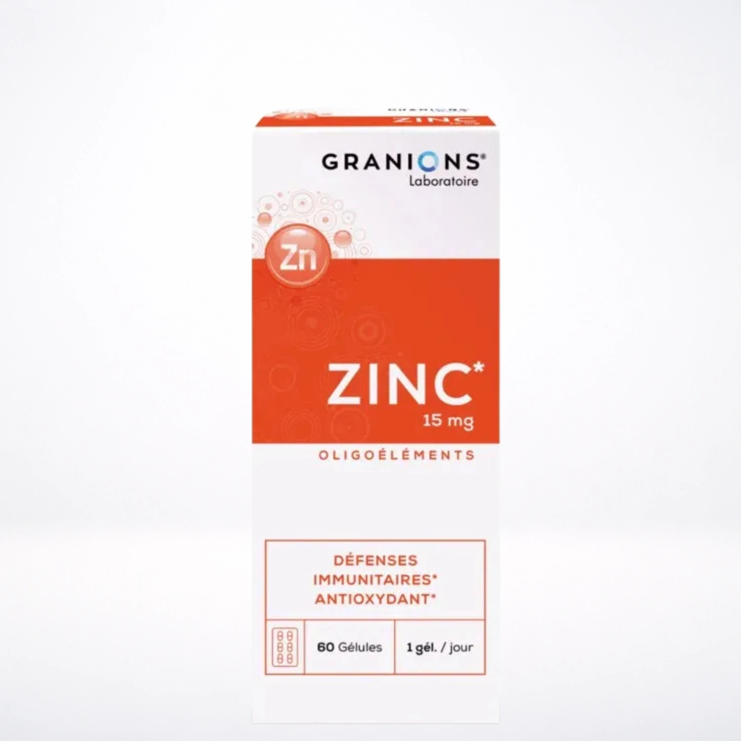 GRANIONS Zinc 15mg 60 Gélules