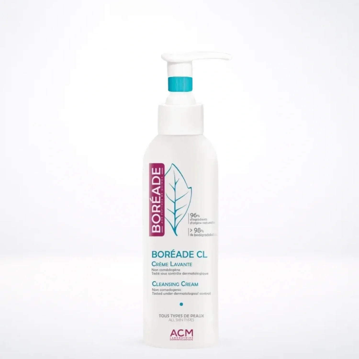 ACM Boréade CL Crème Lavante Peaux Mixtes à Grasses 200ml Nettoyage Purifiant