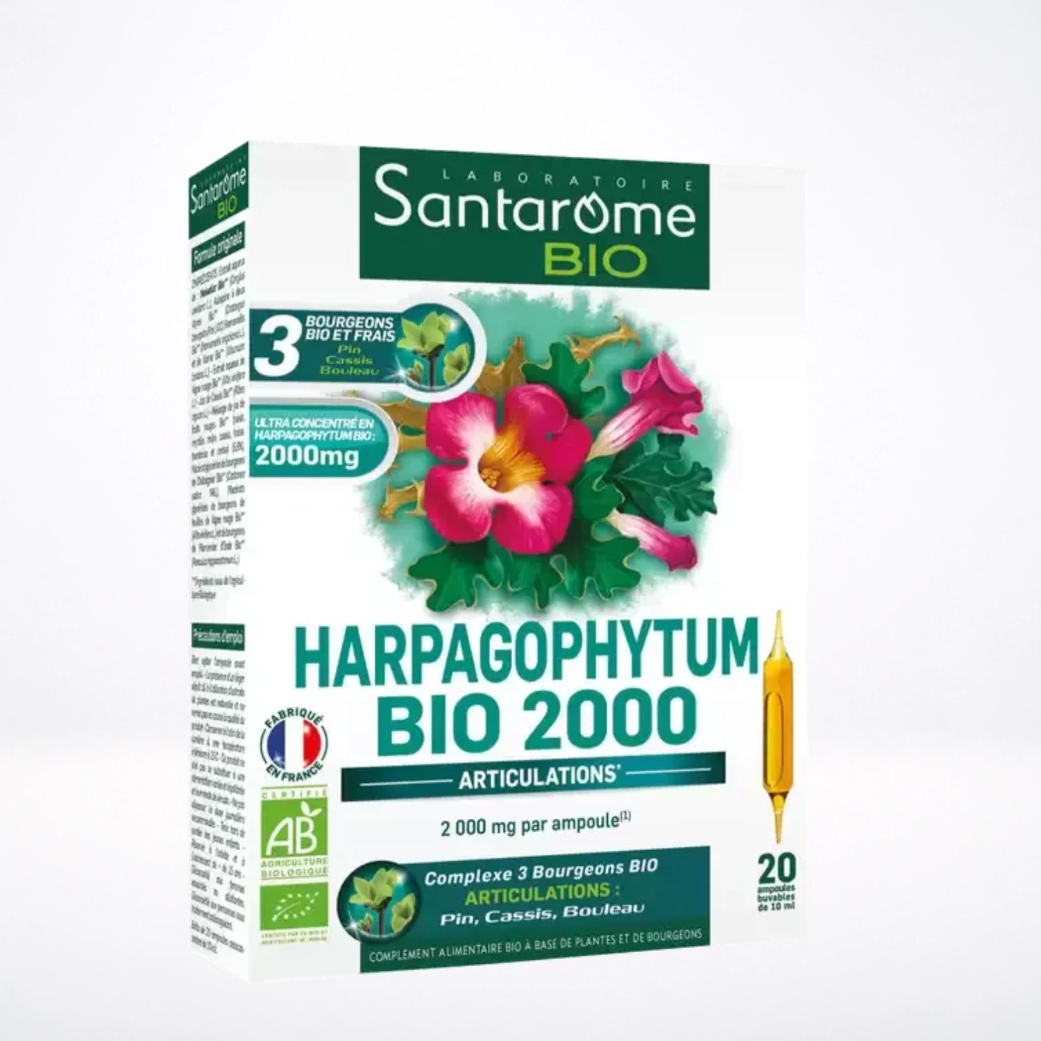 SANTAROME Harpagophytum BIO | 20 ampoules