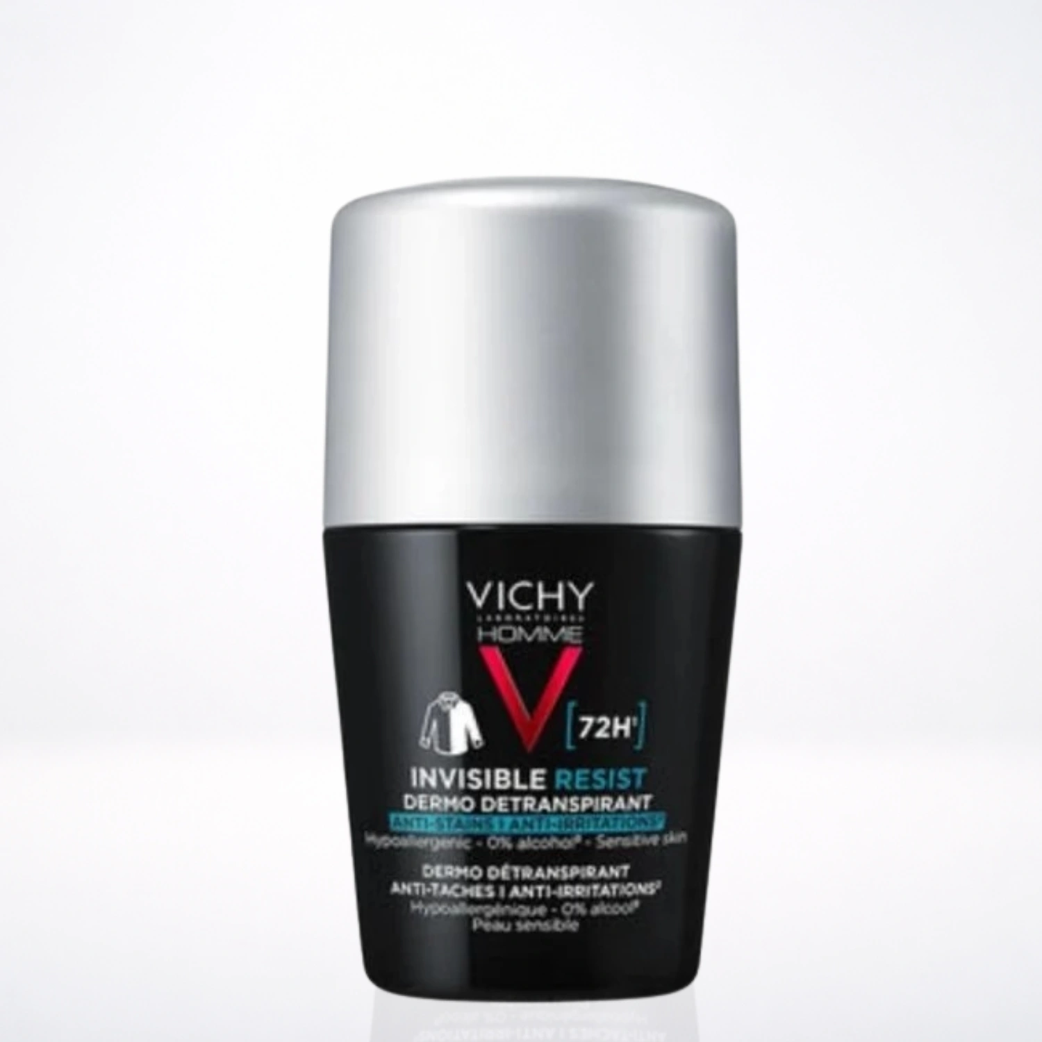 VICHY Homme Dermo-Détranspirant Invisible Protect 72H Protection Maximale 50ml