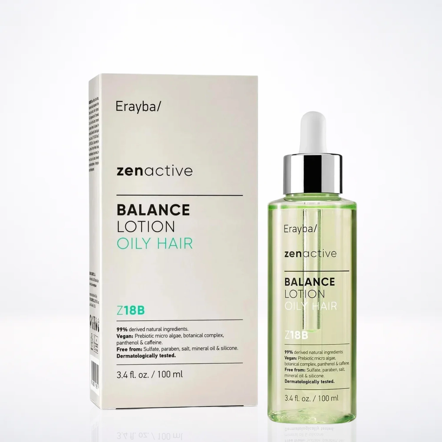 ERAYBA ZenActive Lotion Équilibrante Z18B Cuir Chevelu Gras Séborégulateur