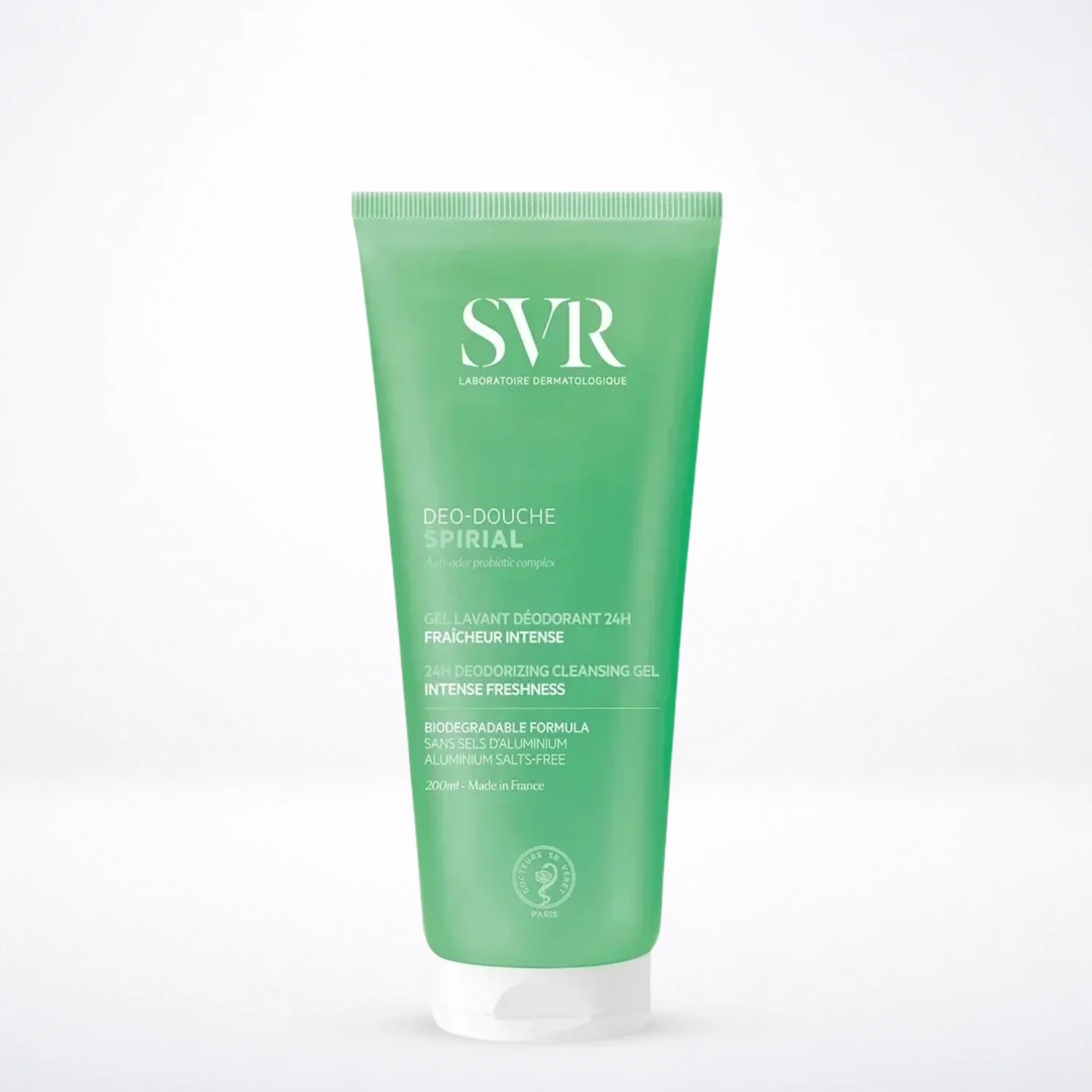 SVR Spirial Déo Douche Nettoyant Déodorant Multi-Zones 24H 200ml