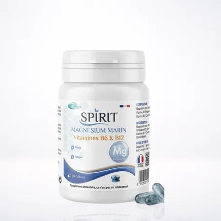 Spirit Magnesium Marin Vitamine B6 & B12 30gelules